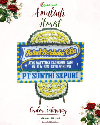 Papan Bunga Duka di Sidorejo Hilir