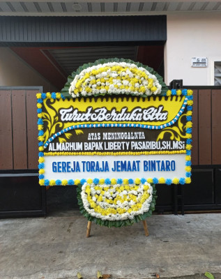 Papan Bunga Duka di Sidorejo Hilir
